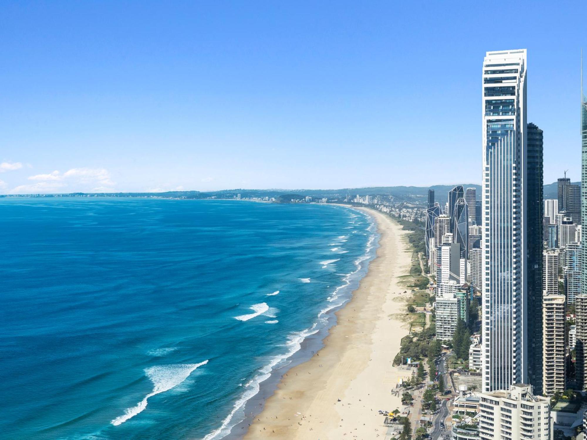 Surfers Paradise New Beachfront Apartments Guldkusten Exteriör bild