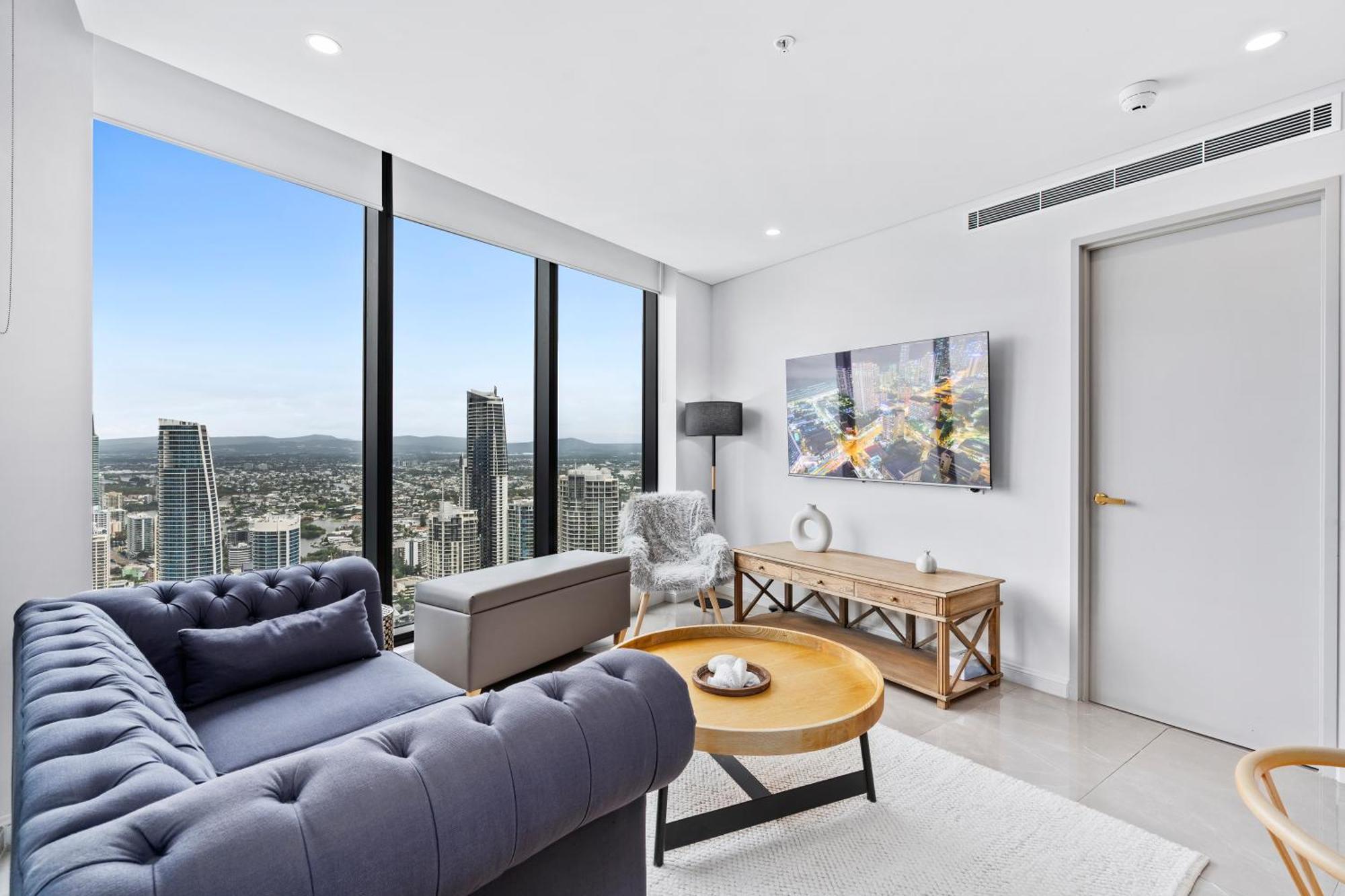 Surfers Paradise New Beachfront Apartments Guldkusten Exteriör bild