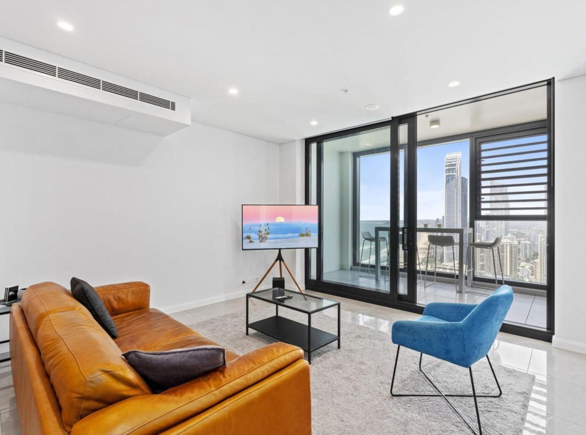 Surfers Paradise New Beachfront Apartments Guldkusten Exteriör bild
